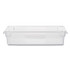 RUBBERMAID COMMERCIAL PROD. 3308 CLE Food/Tote Boxes, 8.5 gal, 26 x 18 x 6, Clear, Plastic