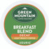 KEURIG DR PEPPER Green Mountain Coffee® 7522 Breakfast Blend Decaf Coffee K-Cups, 24/Box