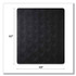 DEFLECTO CORPORATION CM11242BCOM EconoMat Carpet Chair Mat, Rectangular, 45 x 53, Black