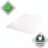 FLOORTEX PF1213425EV Cleartex Advantagemat Phthalate Free PVC Chair Mat for Hard Floors, 53" w x 45" l, Clear