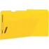 UNIVERSAL UNV13524 File Folders with Top Tab: Letter, Yellow, 50/Pack