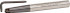 Kennametal 2878446 Indexable Ball Nose End Mill: 1/2" Cut Dia, 6.3" OAL