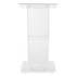 NATIONAL PUBLIC SEATING Oklahoma Sound® 401S Clear Acrylic Lectern with Shelf, 24 x 15 x 46, Clear