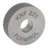 MSC KNF-225 Standard Knurl Wheel: 3/4" Dia, 90 ° Tooth Angle, 25 TPI, Diamond, High Speed Steel
