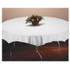 HOFFMASTER 210101 Tissue/Poly Tablecovers, 82" Diameter, White, 25/Carton
