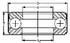 INA Bearing B27 Thrust Bearing: 2.125" ID, 3.594" OD, 0.875" Thick, Ball, 34,000 lb, 13,600 psi Max PV