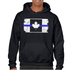 Thin Blue Line MEN-H-CAN-BLACK-XXXL Hoodie - Canada Thin Blue Line