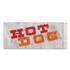 BAGCRAFT 300455 Foil Single-Serve Bags, Hot Dog Labeling, 3.5" x 1.5" x 8.5", Silver/Red/Orange, 1,000/Carton