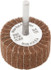 CGW Abrasives 36211 Mounted Flap Wheel: 3" Dia, 1" Face Width, 60 Grit, Aluminum Oxide