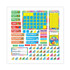 TREND ENTERPRISES, INC. T8096 Year Around Calendar Bulletin Board Set, 12-Month Calendar, 22" x 17", Assorted Colors, 106/Set