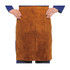 ORS Nasco Best Welds Premium Side Split Cowhide Leather Waist Apron, 24 in x 24 in, Lava Brown