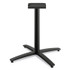 HON COMPANY BTX30LCBK Between Seated-Height X-Base for 42" Table Tops, 32.68w x 29.57h, Black