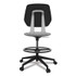 SAFCO PRODUCTS 7827BL Commute Extended Height Task Chair, Supports Up to 275 lb, 22.25" to 32.25" Seat Height, Black Seat, Black Back, Black Base