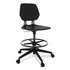 SAFCO PRODUCTS 7827BL Commute Extended Height Task Chair, Supports Up to 275 lb, 22.25" to 32.25" Seat Height, Black Seat, Black Back, Black Base