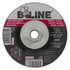 ORS Nasco B-Line Abrasives Depressed Center Grinding Wheel, 4-1/2 in dia, 5/8 in-11 Arbor, 1/4 in Thick, 24 Grit, Aluminum Oxide