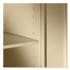 TENNSCO 7824RHLGY Deluxe Recessed Handle Storage Cabinet, 36w x 24d x 78h, Light Gray