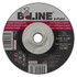 ORS Nasco B-Line Abrasives Flexible Depressed Center Wheel, 4-1/2 in dia, 1/8 in Thick, 5/8 in-11 Arbor, 46 Grit, Aluminum Oxide