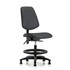 Blue Ridge Ergonomics MSC49551 Task Chair: Vinyl, Charcoal