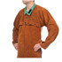 ORS Nasco Best Welds Split Cowhide Cape Sleeves, 14 in Long, Snaps Closure, Large, Lava Brown