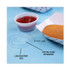 PACTIV EVERGREEN CORPORATION YLS2FR Plastic Portion Cup Lid, Fits 1.5 oz to 2.5 oz Portion Cups, Clear, 100/Pack, 24 Packs/Carton