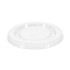 PACTIV EVERGREEN CORPORATION YLS2FR Plastic Portion Cup Lid, Fits 1.5 oz to 2.5 oz Portion Cups, Clear, 100/Pack, 24 Packs/Carton
