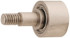 Value Collection TFSW12 Plain Cam Follower: 0.375" Roller Dia, 0.25" Roller Width, 0.437" Stud Dia