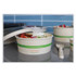 WORLD CENTRIC BONT24W No Tree Wide Paper Bowls, 24 oz, 5.9" Diameter x 2.4" h, Natural, Sugarcane, 300/Carton