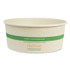 WORLD CENTRIC BONT24W No Tree Wide Paper Bowls, 24 oz, 5.9" Diameter x 2.4" h, Natural, Sugarcane, 300/Carton