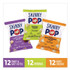SKINNYPOP POPCORN 22001049 Popcorn Variety Snack Pack, 0.5 oz Bag, 36 Bags/Carton