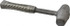 American Hammer AM4LNAG Non-Marring Hammer: 4 lb, 1-1/2" Face Dia, Lead Alloy Head