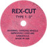 Rex Cut Abrasives 897065 Deburring Wheels; Wheel Diameter (Inch): 2 ; Face Width (Inch): 1/8 ; Center Hole Size (Inch): 1/4 ; Abrasive Material: Aluminum Oxide ; Grade: Medium ; Wheel Type: Type 1
