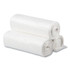 INTEGRATED BAGGING SYSTEMS Inteplast Group EC242406N High-Density Commercial Can Liners, 10 gal, 6 mic, 24" x 24", Natural, Perforated Roll, 50 Bags/Roll, 20 Rolls/Carton