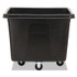 RUBBERMAID COMMERCIAL PROD. FG461600BLA Cube Truck, 119.7 gal, 500 lb Capacity, Plastic/Metal, Black