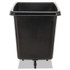 RUBBERMAID COMMERCIAL PROD. FG461600BLA Cube Truck, 119.7 gal, 500 lb Capacity, Plastic/Metal, Black