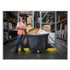 RUBBERMAID COMMERCIAL PROD. FG461600BLA Cube Truck, 119.7 gal, 500 lb Capacity, Plastic/Metal, Black