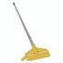 RUBBERMAID COMMERCIAL PROD. H136 Invader Aluminum Side-Gate Wet-Mop Handle, 1" dia x 60", Gray/Yellow