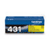 BROTHER INTL. CORP. TN431Y TN431Y Toner, 1,800 Page-Yield, Yellow