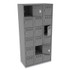 TENNSCO BS6121812CMG Box Compartments, Triple Stack, 36w x 18d x 72h, Medium Gray