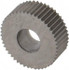 MSC EPS-096 Standard Knurl Wheel: 1/2" Dia, 80 ° Tooth Angle, Straight, High Speed Steel