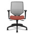 HON COMPANY SVM1ALIFC46T Solve Series Mesh Back Task Chair, Supports Up to 300 lb, 18" to 23" Seat Height, Bittersweet Seat, Fog Back, Black Base