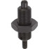 KIPP K0345.02903AJ 1/4-28, 17mm Thread Length, 3mm Plunger Diam, Hardened Locking Pin Knob Handle Indexing Plunger