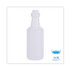BOARDWALK 00016 Easy-Grip Plastic Spray Bottle, 16 oz, Clear, 24/Carton