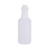 BOARDWALK 00016 Easy-Grip Plastic Spray Bottle, 16 oz, Clear, 24/Carton