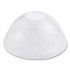 WORLD CENTRIC CPLCS12D PLA Clear Cold Cup Lids, Dome Lid, Fits 9 oz to 24 oz Cold Cups, Plastic, Clear, 1,000/Carton