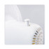 ALERA FAN122W 12" 3-Speed Oscillating Desk Fan, Plastic, White