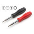 Tekton DMS91001 High-Torque Chrome Blade Screwdriver Set, 4-Piece (#1-#2, 3/16-1/4 in.)