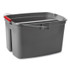 RUBBERMAID COMMERCIAL PROD. 262888GY 19 Quart Double Utility Pail, Plastic, Gray, 18 x 14.5 x 10