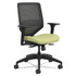 HON COMPANY SVM1ALC82TK Solve Series Mesh Back Task Chair, Supports Up to 300 lb, 16" to 22" Seat Height, Meadow Seat, Black Back/Base