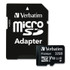 VERBATIM CORPORATION 44083 32GB Premium microSDHC Memory Card with Adapter, UHS-I V10 U1 Class 10, Up to 90MB/s Read Speed