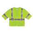 TENACIOUS HOLDINGS, INC. ergodyne® 22217 GloWear 8356FRHL Class 3 FR Hook and Loop Safety Vest with Sleeves, Modacrylic, 2X-Large/3X-Large, Lime
